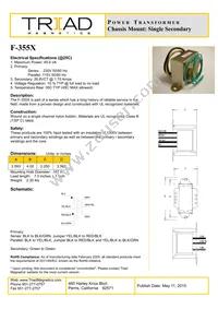 F-355X Datasheet Cover