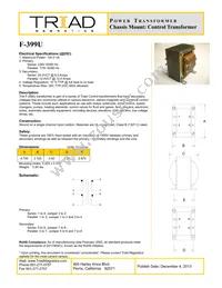 F-399U Datasheet Cover