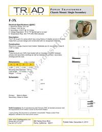 F-3X Datasheet Cover