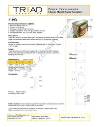 F-40X Datasheet Cover