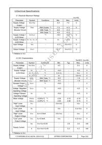 F-51405GNB-LW-AJ Datasheet Page 3