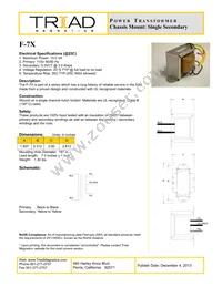 F-7X Datasheet Cover