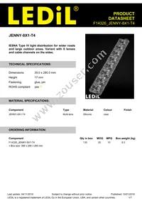 F14326_JENNY-8X1-T4 Datasheet Cover