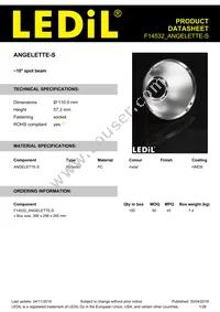 F14532_ANGELETTE-S Datasheet Cover