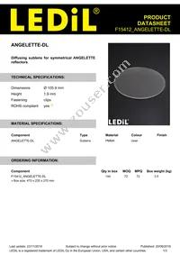 F15412_ANGELETTE-DL Datasheet Cover