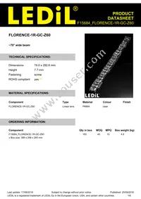 F15684_FLORENCE-1R-GC-Z60 Datasheet Cover