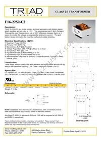 F16-2250-C2 Datasheet Cover