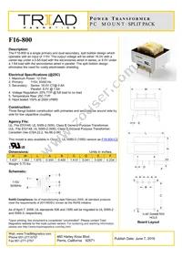 F16-800 Datasheet Cover