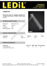 F16048_LINNEA-UP Datasheet Cover