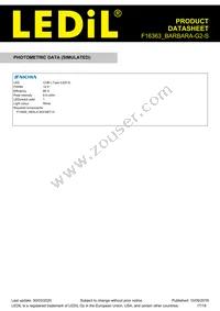 F16363_BARBARA-G2-S Datasheet Page 17