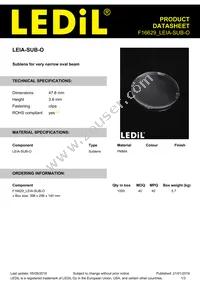 F16629_LEIA-SUB-O Datasheet Cover