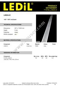 F16748_LINDA-O Datasheet Cover