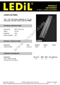 F16811_LINNEA-90-PMMA Datasheet Cover