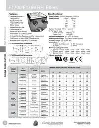 F1799DD30 Datasheet Cover