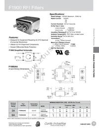 F1900AA06 Datasheet Cover