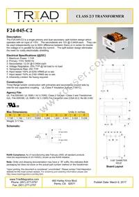 F24-045-C2 Datasheet Cover