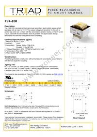 F24-100 Datasheet Cover