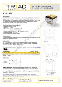 F24-1500 Datasheet Cover