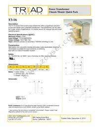 F3-16 Datasheet Cover