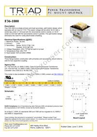 F36-1000 Datasheet Cover