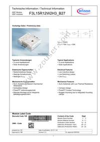 F3L15R12W2H3B27BOMA1 Datasheet Cover