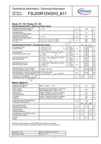 F3L200R12W2H3B11BPSA1 Datasheet Page 5