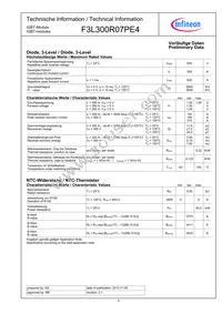 F3L300R07PE4BOSA1 Datasheet Page 4