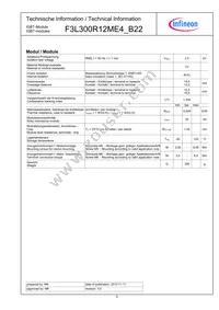 F3L300R12ME4B22BOSA1 Datasheet Page 5