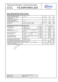 F3L300R12ME4B23BOSA1 Datasheet Page 3