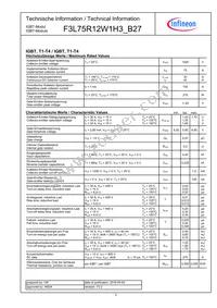 F3L75R12W1H3B27BOMA1 Datasheet Page 2