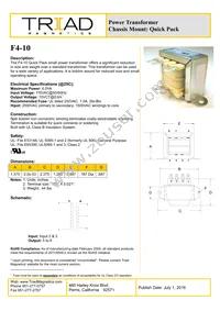 F4-10 Datasheet Cover