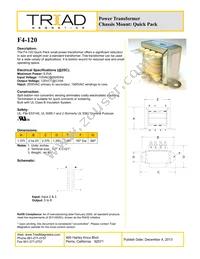 F4-120 Datasheet Cover