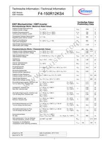 F4150R12KS4BOSA1 Datasheet Cover