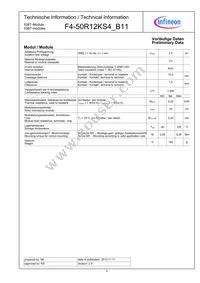 F450R12KS4B11BOSA1 Datasheet Page 4