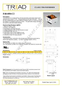 F48-050-C2 Datasheet Cover