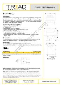 F48-400-C2 Datasheet Cover