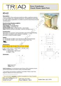 F5-12 Datasheet Cover