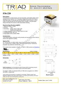 F56-220 Datasheet Cover