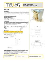 F6-120 Datasheet Cover