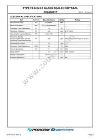 F62400017 Datasheet Page 3