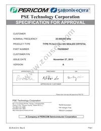 F62500047 Datasheet Cover