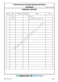 F62700016 Datasheet Page 2