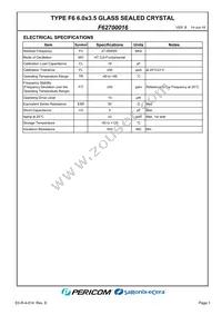 F62700016 Datasheet Page 3