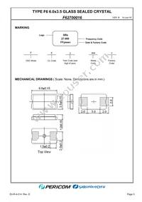 F62700016 Datasheet Page 5