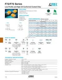 F750J108KRC Datasheet Cover