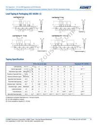 F863DV155M310L Datasheet Page 13