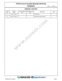 F90800021 Datasheet Page 2