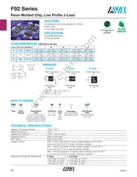F920E476MBA Datasheet Cover