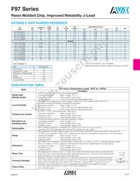F970J686MNA Datasheet Page 4
