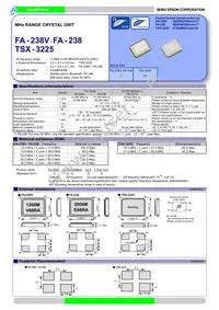 FA-238 40.0000MB-K3 Datasheet Cover